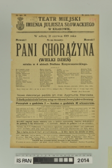PANI CHORĄŻYNA (Wielki dzień)