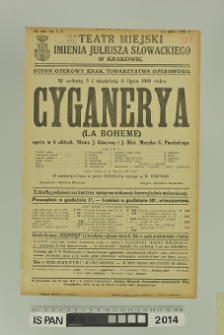 CYGANERYA (La Boheme)