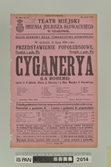 CYGANERYA (La Boheme)
