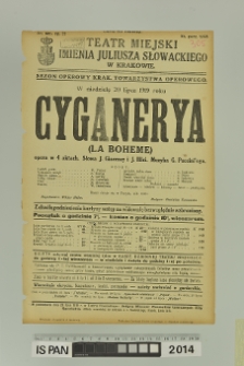 CYGANERYA (La Boheme)