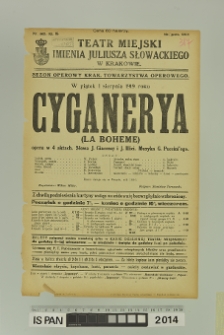 CYGANERYA (La Boheme)