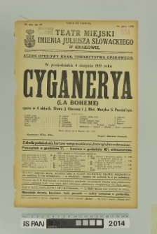 CYGANERYA (La Boheme)