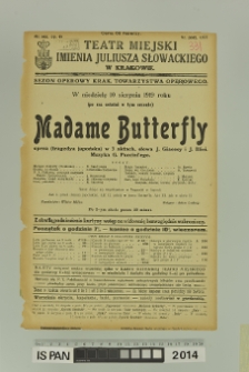 MADAME BUTTERFLY