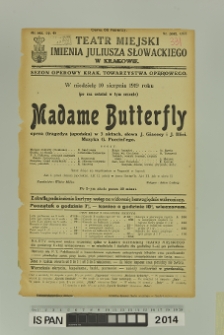 MADAME BUTTERFLY