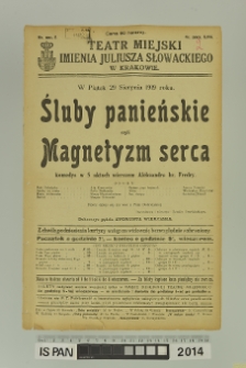 ŚLUBY PANIEŃSKIE CZYLI MAGNETYZM SERCA