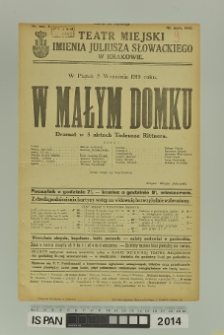 W MAŁYM DOMKU