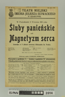 ŚLUBY PANIEŃSKIE CZYLI MAGNETYZM SERCA