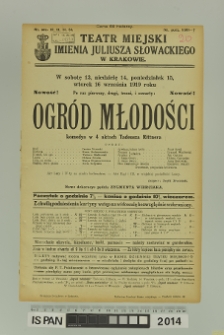 OGRÓD MŁODOŚCI