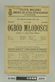 OGRÓD MŁODOŚCI