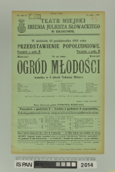 OGRÓD MŁODOŚCI