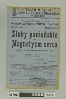 ŚLUBY PANIEŃSKIE CZYLI MAGNETYZM SERCA