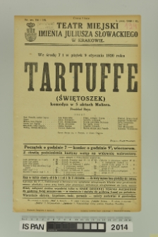 TARTUFFE (Świętoszek)