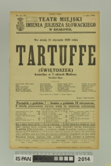 TARTUFFE ( Świętoszek)