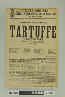 TARTUFFE ( Świętoszek)