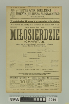 MIŁOSIERDZIE (Charitas )