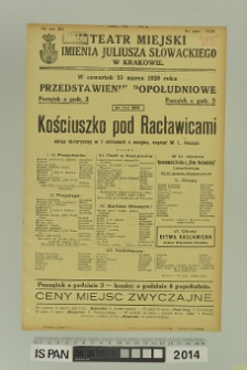 KOŚCIUSZKO POD RACŁAWICAMI