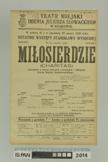MIŁOSIERDZIE (Charitas )