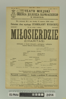 MIŁOSIERDZIE (Charitas )