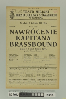 NAWRÓCENIE KAPITANA BRASSBOUND