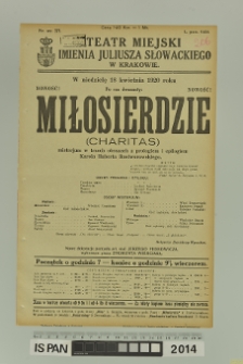 MIŁOSIERDZIE (Charitas )