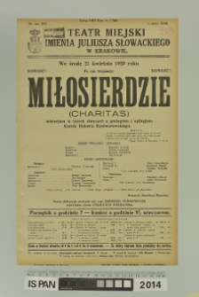 MIŁOSIERDZIE (Charitas )