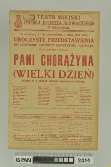 PANI CHORĄŻYNA ( Wielki Dzień )