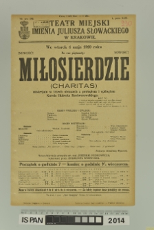 MIŁOSIERDZIE (Charitas )