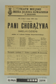 PANI CHORĄŻYNA ( Wielki Dzień )