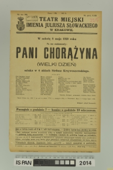 PANI CHORĄŻYNA ( Wielki Dzień )