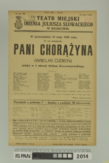 PANI CHORĄŻYNA ( Wielki Dzień )