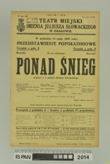 PONAD ŚNIEG