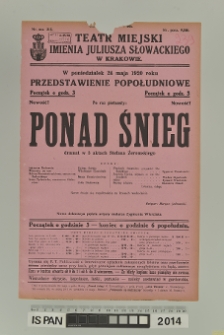 PONAD ŚNIEG