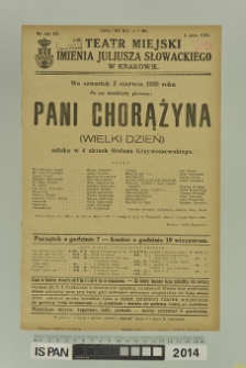 PANI CHORĄŻYNA ( Wielki Dzień )