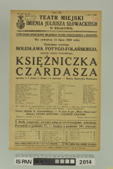 KSIĘŻNICZKA CZARDASZA