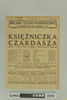 KSIĘŻNICZKA CZARDASZA
