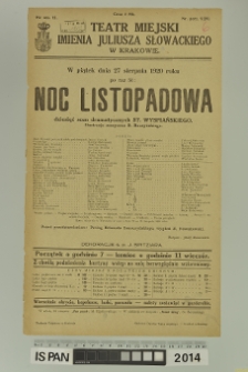 NOC LISTOPADOWA
