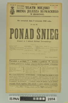 PONAD ŚNIEG