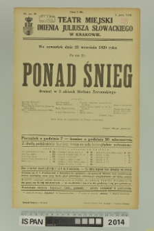 PONAD ŚNIEG