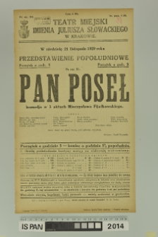 PAN POSEŁ