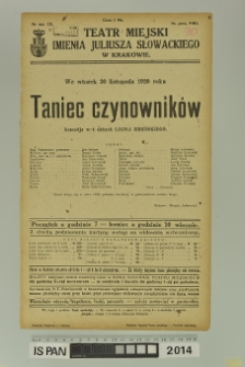 TANIEC CZYNOWNIKÓW