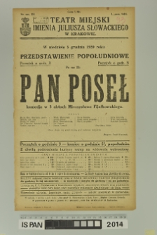 PAN POSEŁ