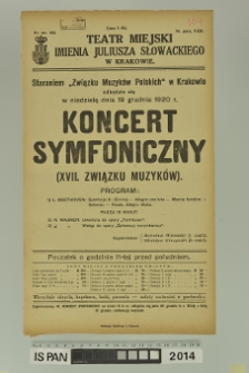 KONCERT SYMFONICZNY