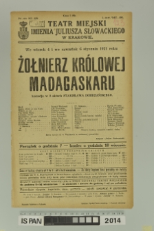 ŻOŁNIERZ KRÓLOWEJ MADAGASKARU