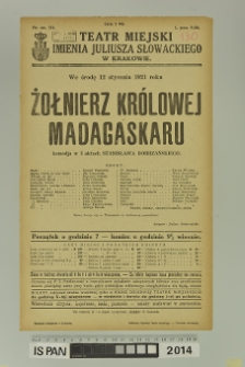 ŻOŁNIERZ KRÓLOWEJ MADAGASKARU