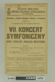 VII KONCERT SYMFONICZNY