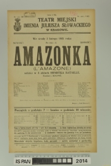 AMAZONKA (L'AMAZONE)