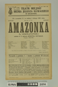 AMAZONKA (L'AMAZONE)