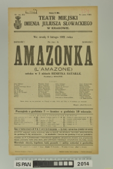 AMAZONKA (L'AMAZONE)