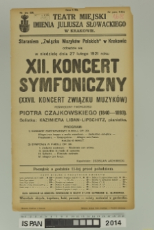 XII KONCERT SYMFONICZNY