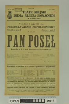 PAN POSEŁ